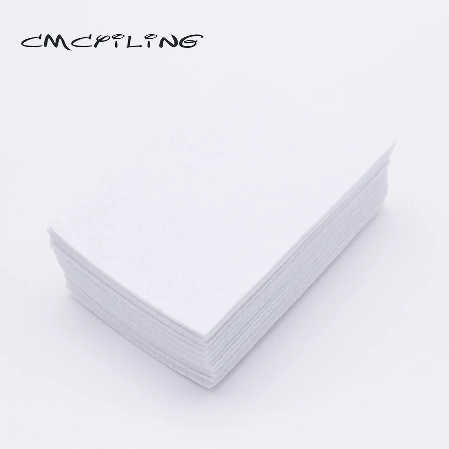 

40Pcs/Lot 10cmx15cm White Felt Fabric Nonwoven Sheets For Needlework DIY Sewing Handmade 1 MM Thickness Polyester Cloth
