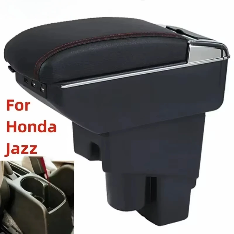 

For Honda Jazz Armrest 2003-2007 Car Armrest Box Retrofit Accessorie Car Simple installation
