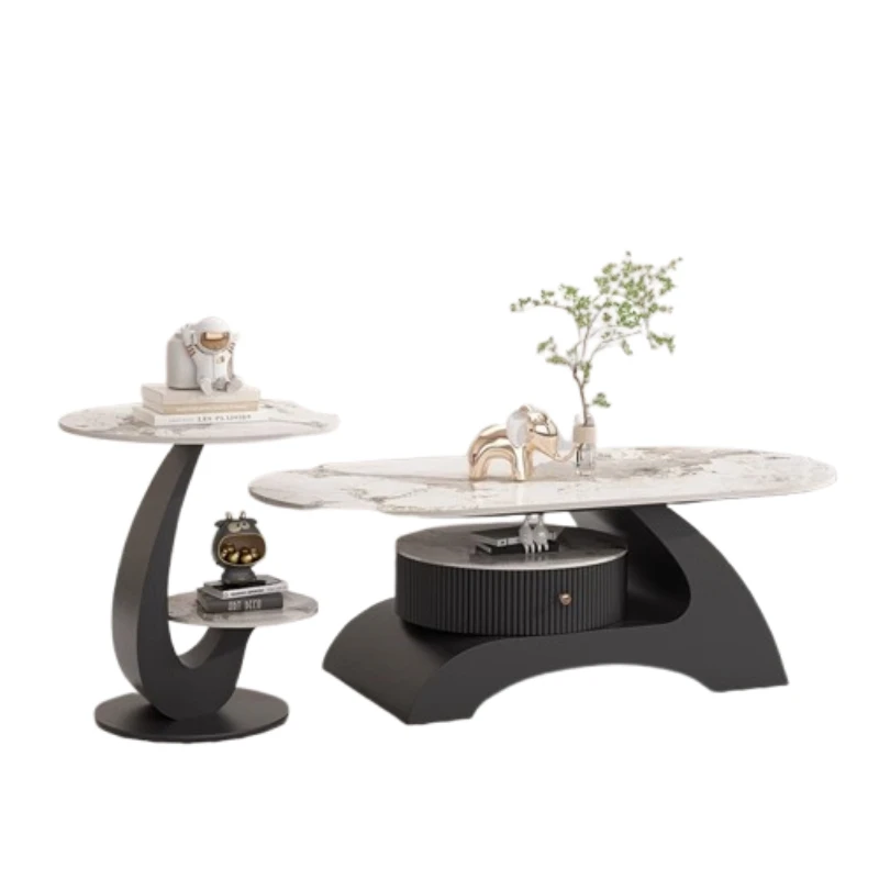 

Unique Black Coffee Table Designer Industrial Luxury Modern Coffee Table Home Furniture