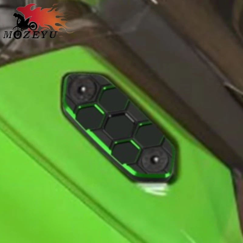 

For Kawasaki ZX4R ZX4RR ZX6R ZX-4R ZX-4RR ZX-6R Rear View Side Mirrors Bracket Hole Cap Clamp Cover Ninja 500 250 300 400 650