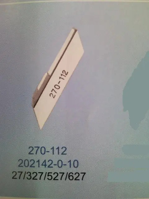 

1 шт. 270-112 угловой нож для Yamaha 27 327 527 627 аксессуары для швейных машин