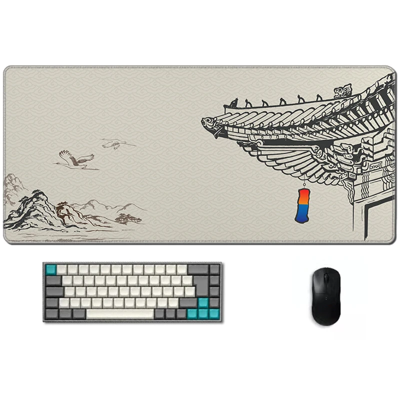 Mechanical Keyboard Mat Hanok Xxl Mouse Pad 900x400 Deskmat Laptop Gamer Room Decoration 90x40 Large Mousepad Anime Office Rug