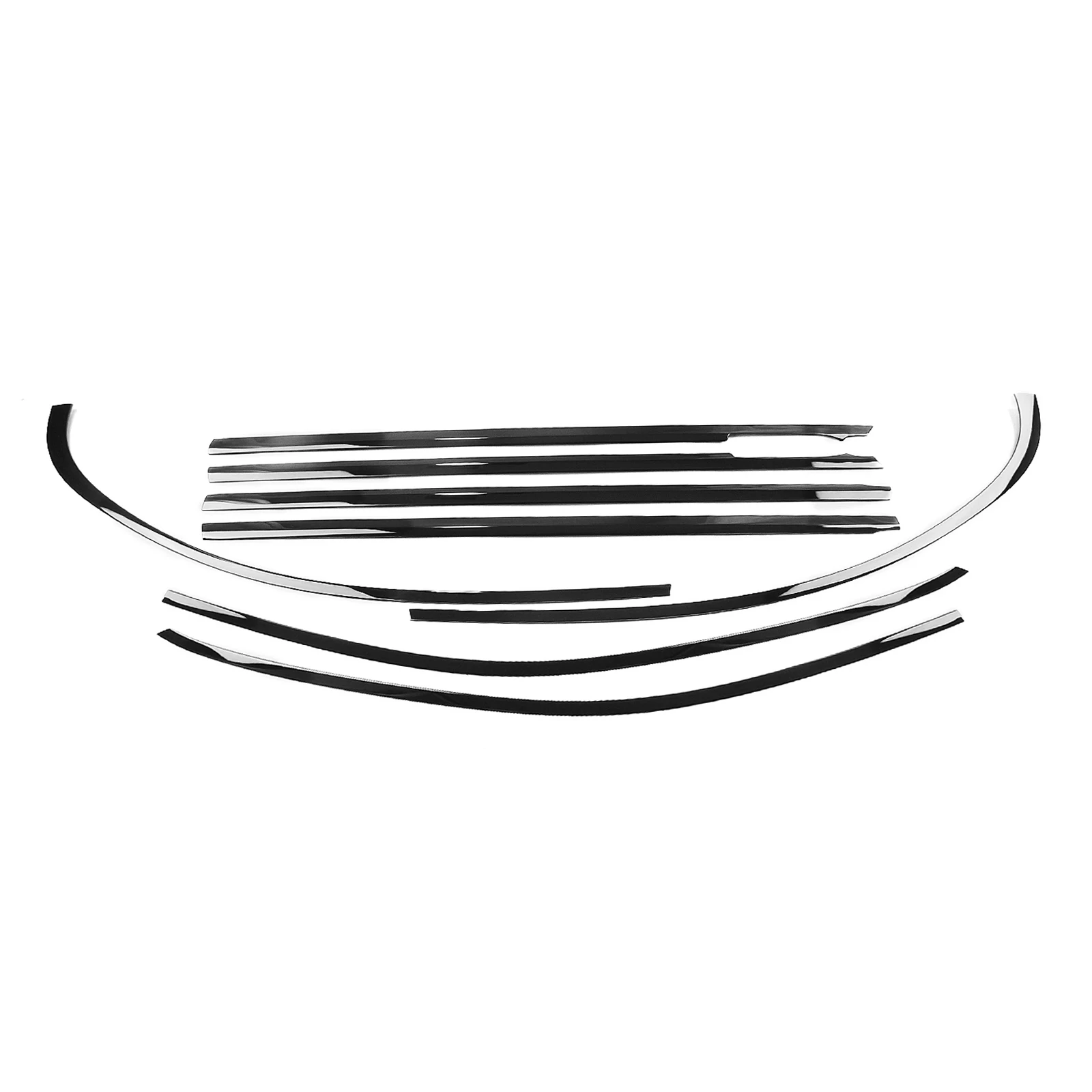 For Mercedes Benz C Class W206 2022-24 Exterior Window Trim Strip Titanium Black Door Waterproof Seal Shade Moulding Decorative