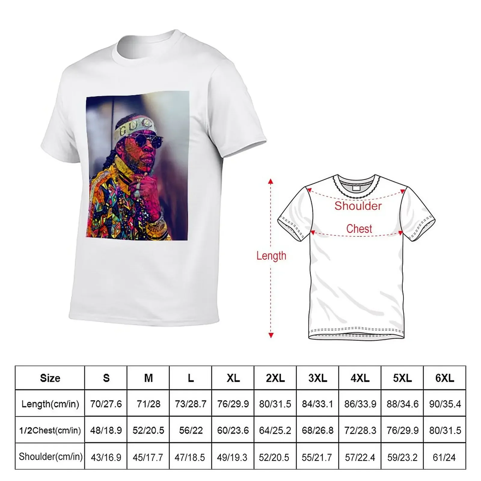 New Abstract 2 Chainz T-Shirt sublime t shirt Short sleeve T-shirt short sweat shirts Men's long sleeve t shirts