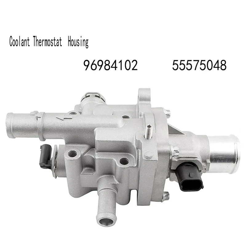 A11F-55575048 Engine Coolant Thermostat Housing For Chevy Cruze Sonic Trax 1.4L 1.8L L4 2011-2017 96984102