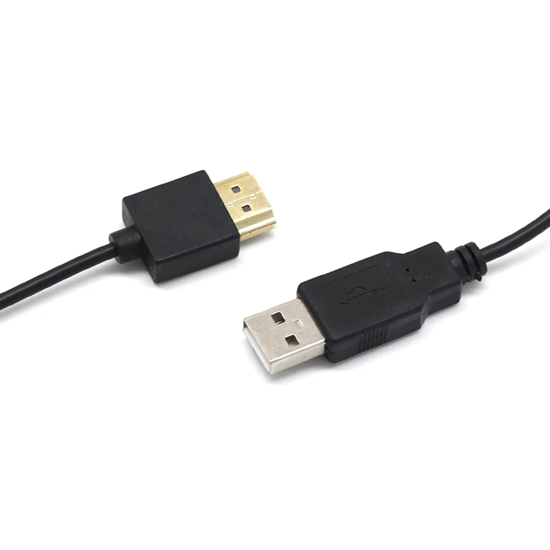 2X HDMI 1.4ตัวผู้ไปยัง USB 2.0ปลั๊กตัวแปลงสายแปลงที่ชาร์จ