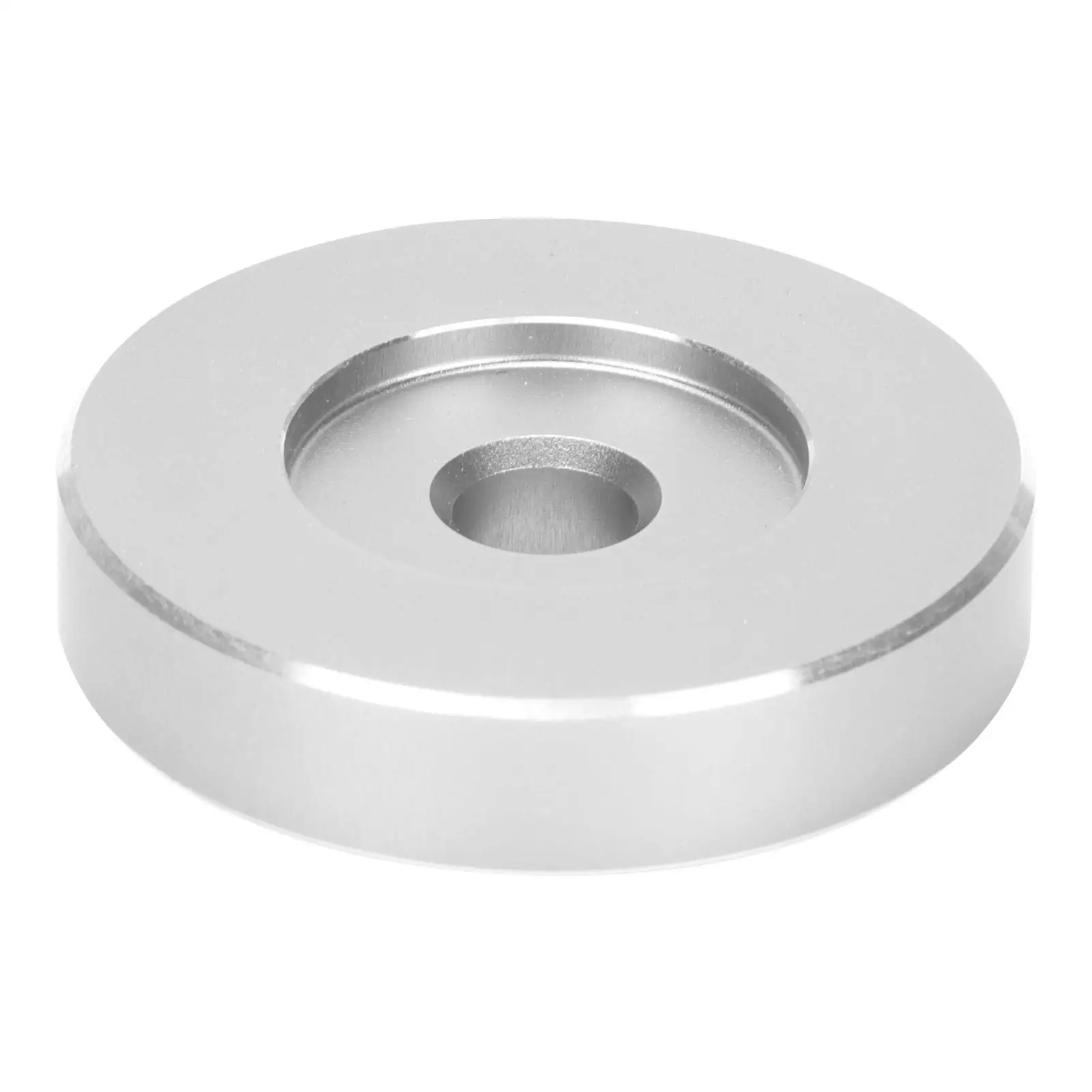 Aluminum 45 RPM Vinyl Record Turntable Adapter for 7 Inch EP Records - Phonograph Center Adapter