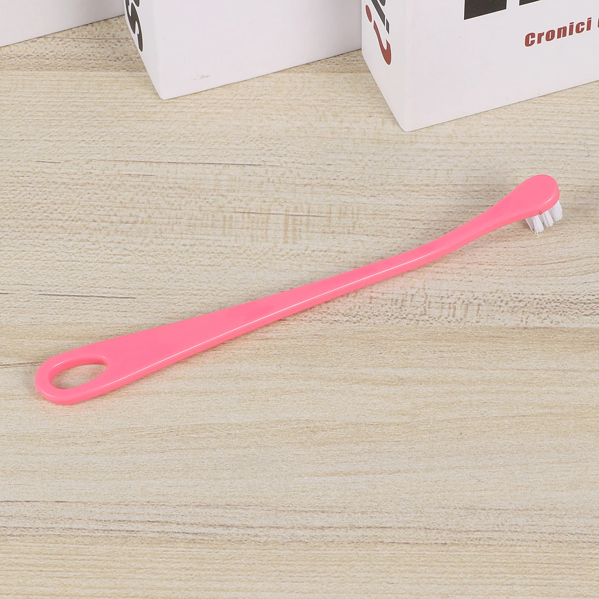 

Dog Teeth Cleaning Pet Toothbrush Toothbrushes Teethbrush Gum Guard Pink Finger