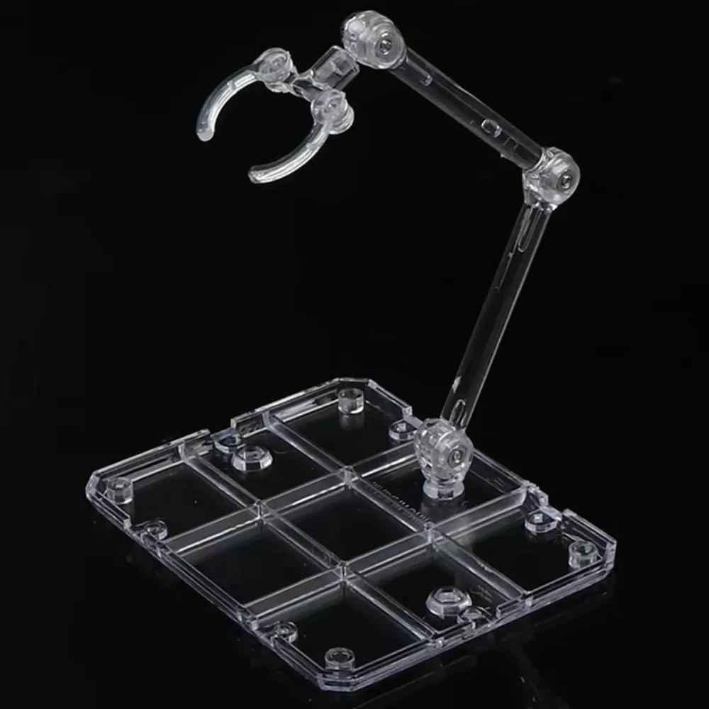 Transparent Action Figure Display Stand Assembly Rack Gundam Models PVC Movable Model Support Stand for HG 1/144 Cinema Game