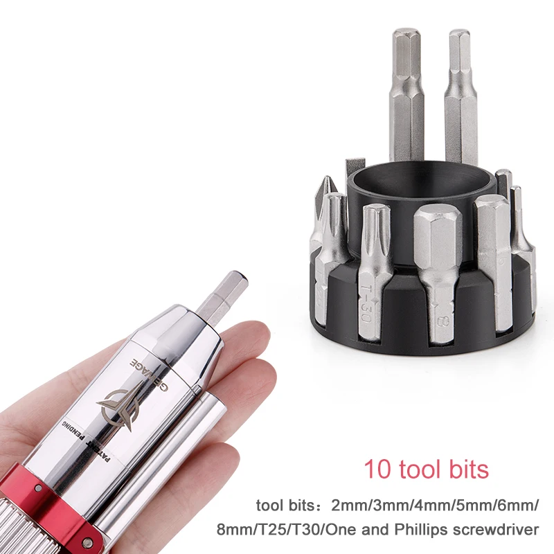 Adjustable 3 to 10Nm Torque Wrench Set Bike Repair Kit With Bit Sockets for Repairing Motorcycle Repair Tools