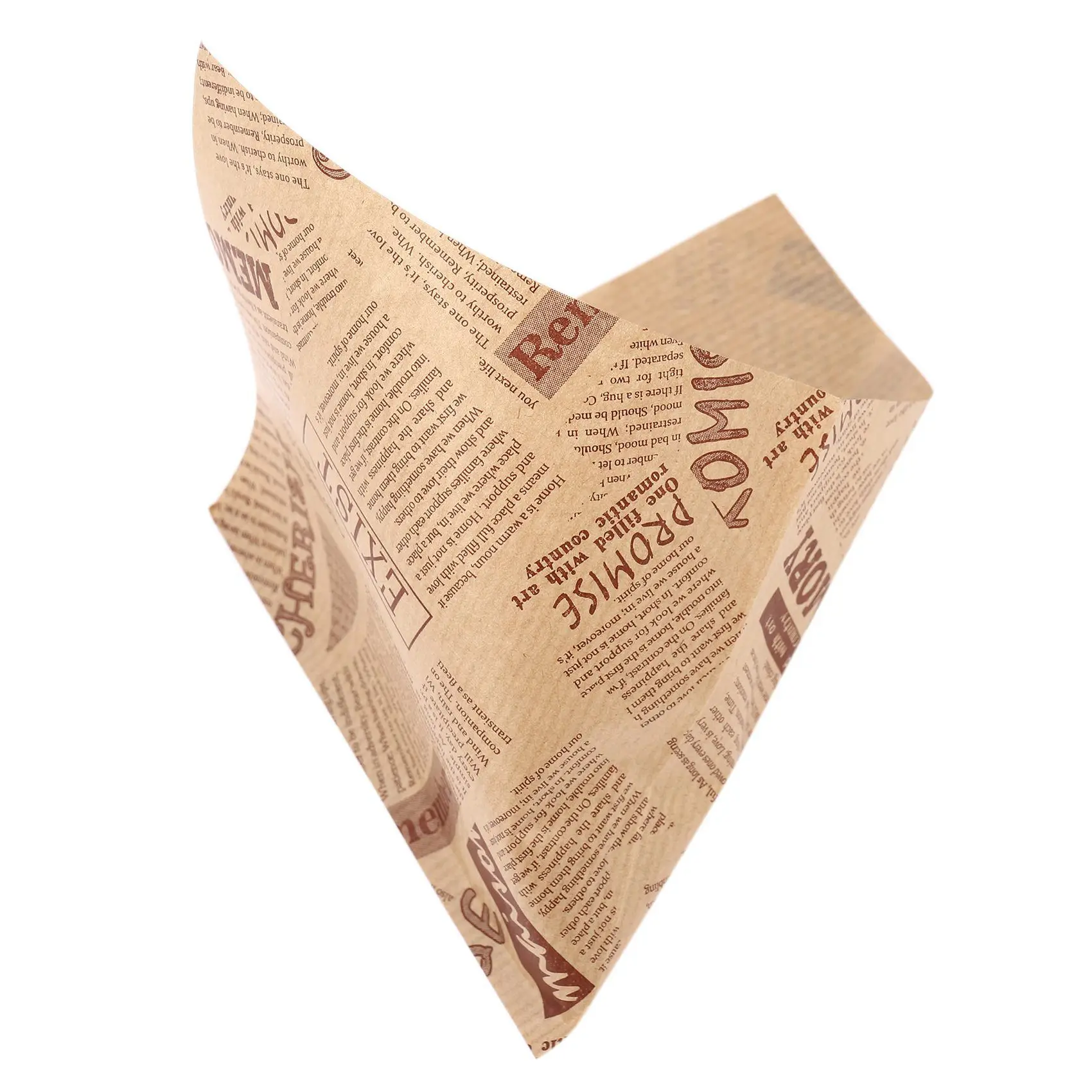 BAAE 300Pcs 12X12cm Sandwich Donut Bread Bag Biscuits Doughnut Paper Bags Oilproof Bread Craft Bakery Food Packing