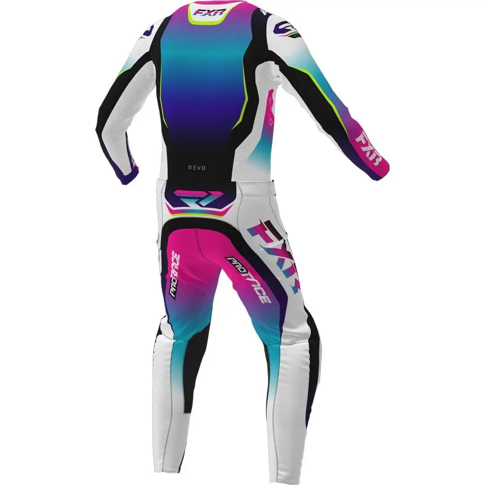 2026 fh الوردي MX طقم الطرق الوعرة موتوكروس مجموعة تروس إندورو جيرسي مجموعة الترابية دراجة كومبوس دراجة نارية البدلة