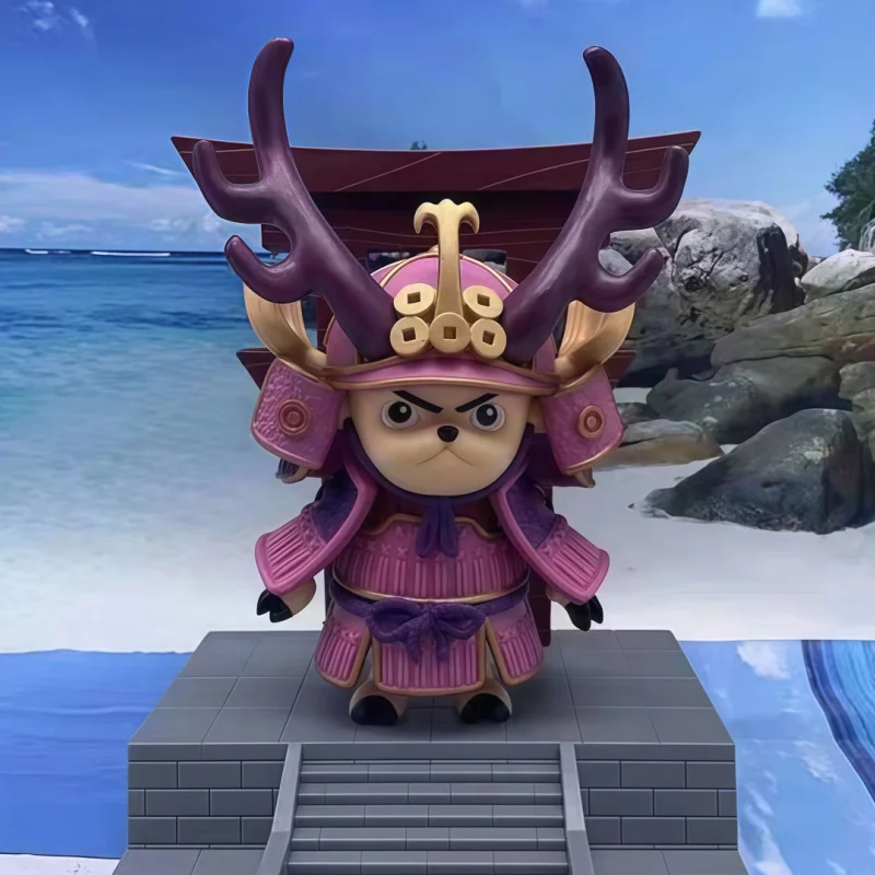 

Цельный GK Wano Country Бронированный Тони Тони Чоппер Самурай Сцена Аниме Фигурка Модель Коллекционная Статуя Подарок