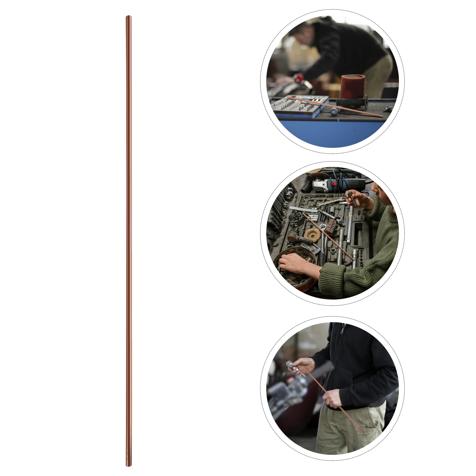 

Round Tube Sticks Metal Crafting Welding Grounding Probing 6Mm Precise Dimensions Easy Cutting Installation Versatile