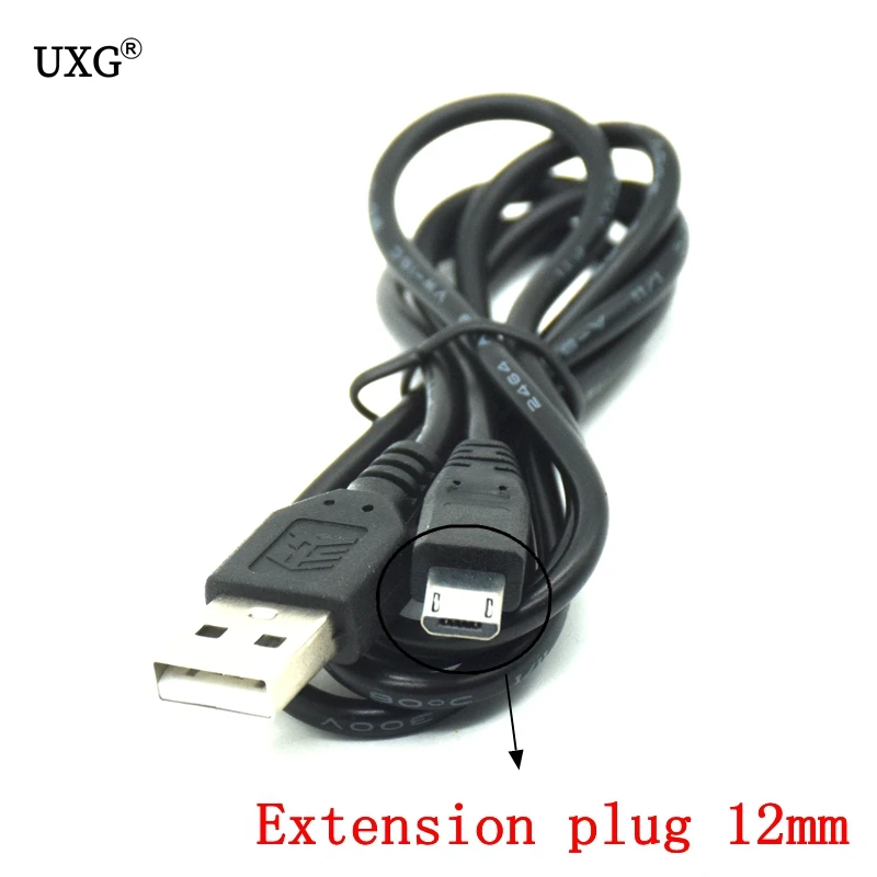 12mm Extra Long Head Micro USB Cable Extended Connector 1m Cabel For Homtom ZOJI Z8 Z7 Nomu S10 Pro S20 S30 Mini Guophone V19