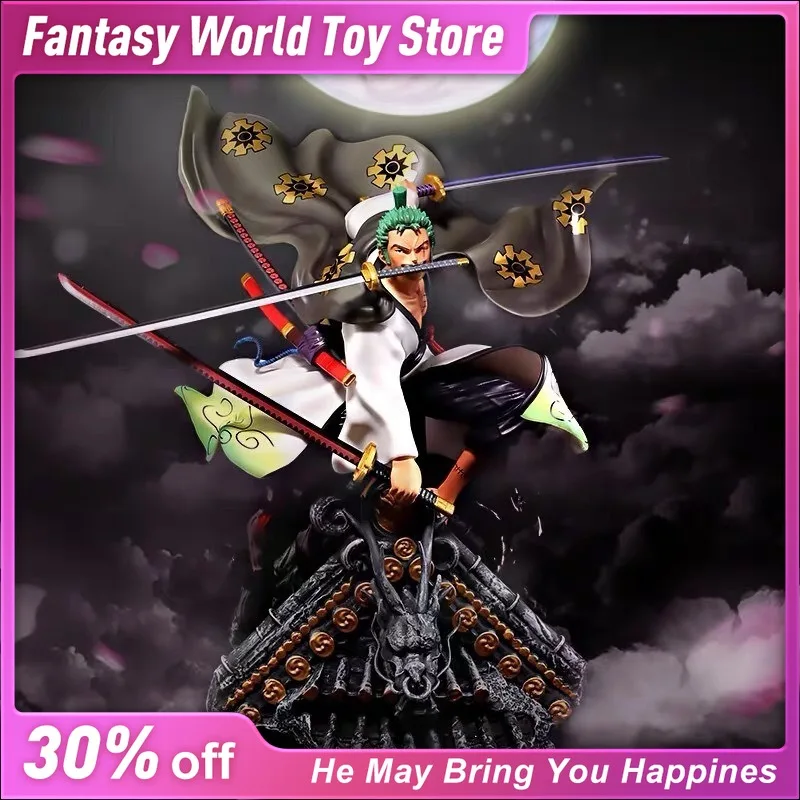 

33 см цельная аниме-модель GK Rooftop Zoro фигурка | Статуя Орнамент Коллекционный Декор Подарок для Фанатов Фигурка Ророноа Зоро