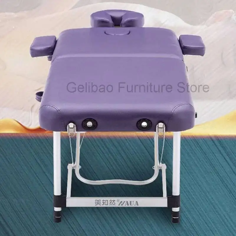 

Beauty Folding Tattoo Massage Bed Spa Face Bathroom Massage Table Ear Cleaning Adjust Lettino Estetista Salon Furniture