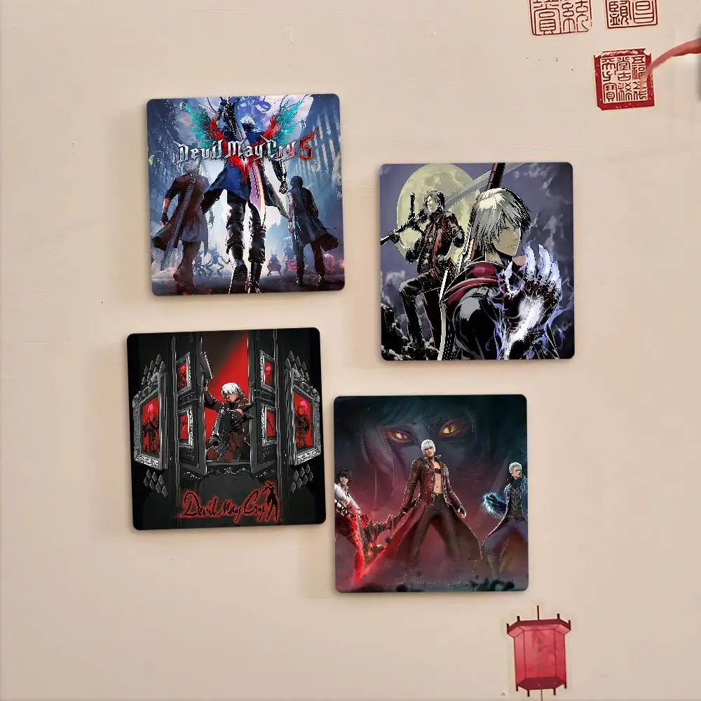 GAME THE D-DevilS May Cry Personalized Creative Classic Painting Magnets Fridge Photo Message Decorative
