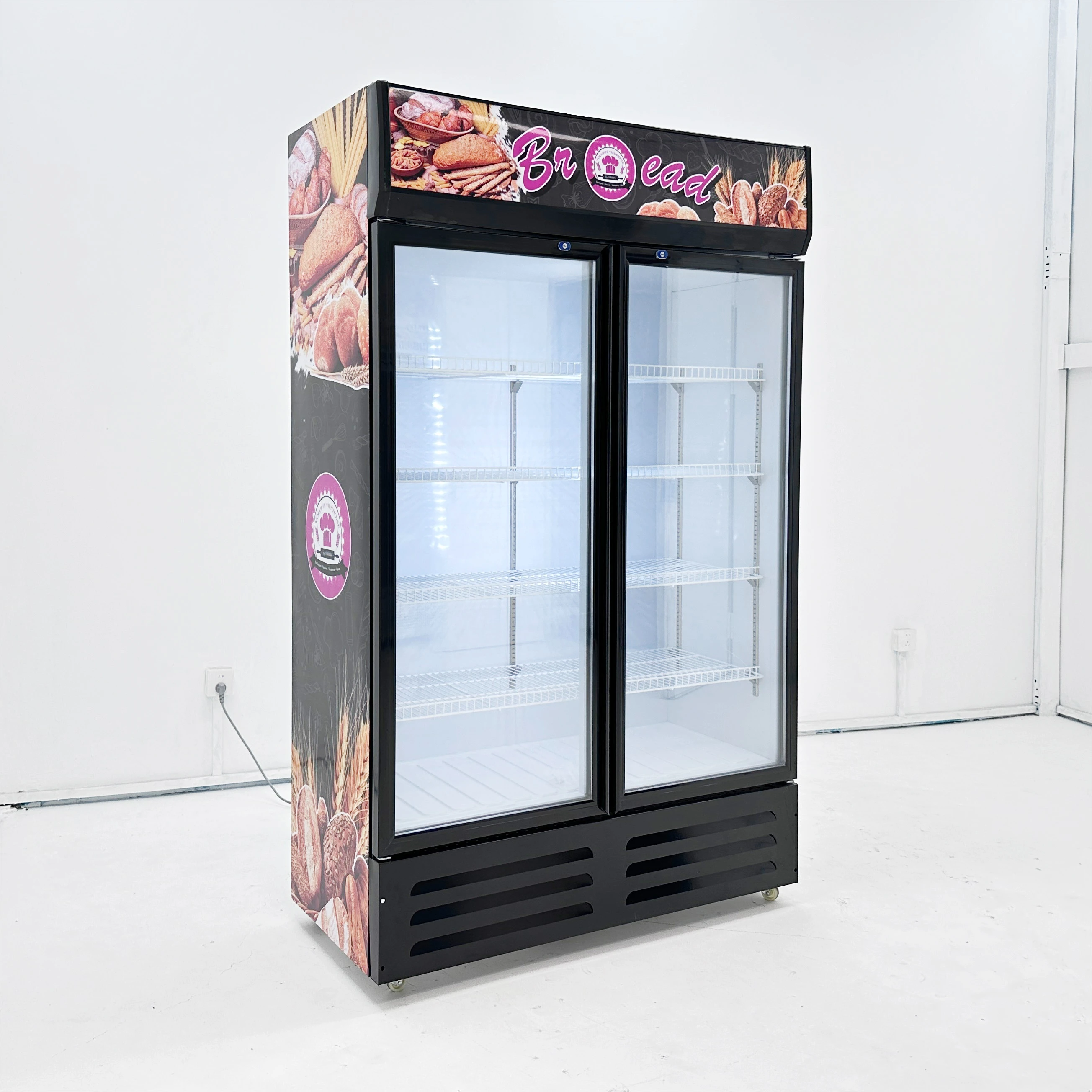 Showcase refrigerator display cooler refrigerators display small for sale