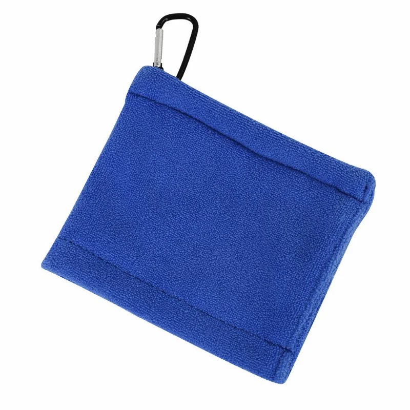 Golf Balls Cleaning Towel with Carabiner Hook - Get a Spotless Club Head Every Time!