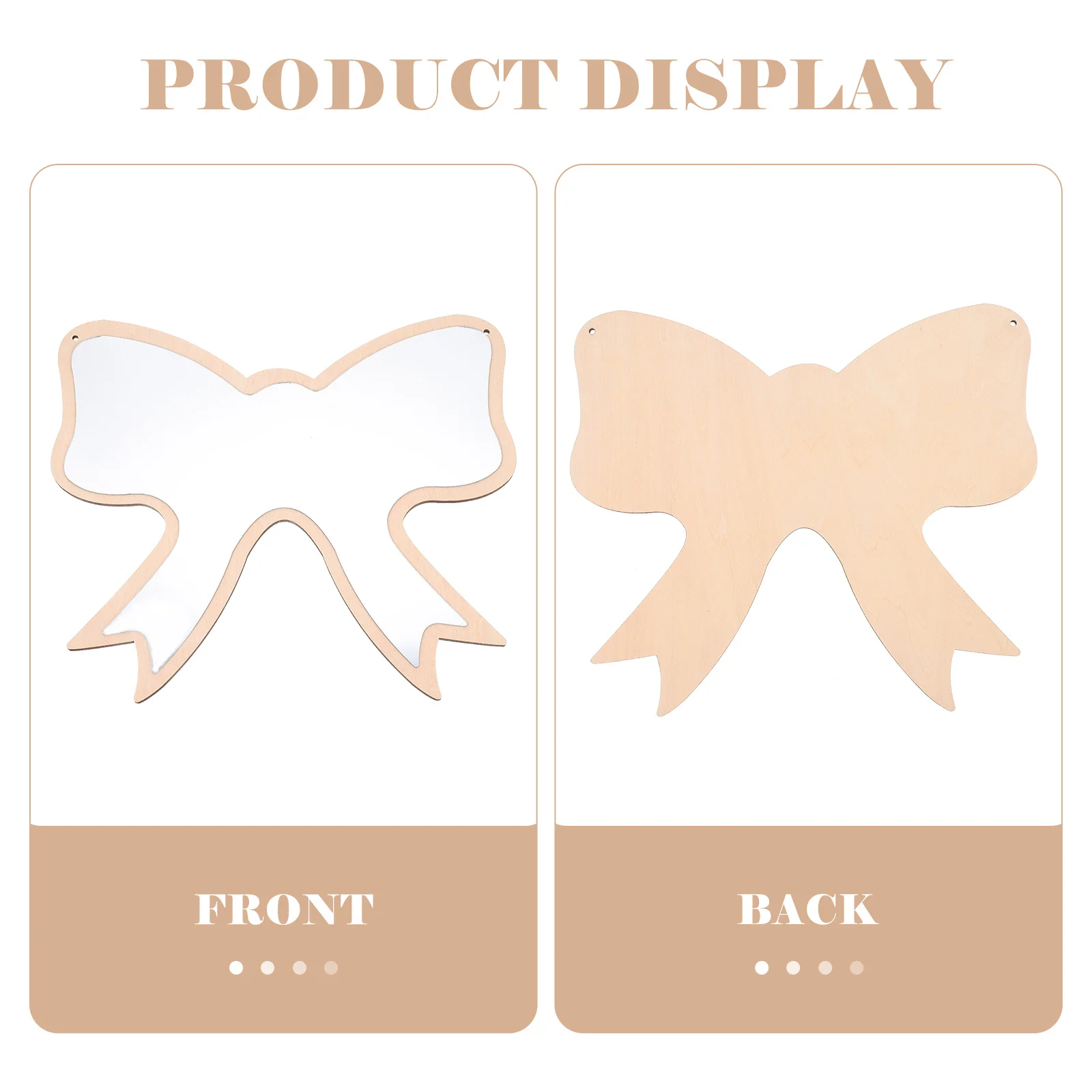 

Nordic Style Butterfly Knot Wall Mirror Decorative Hanging Makeup Mirror Artistic Room Bathroom Wall Decor Room Decor