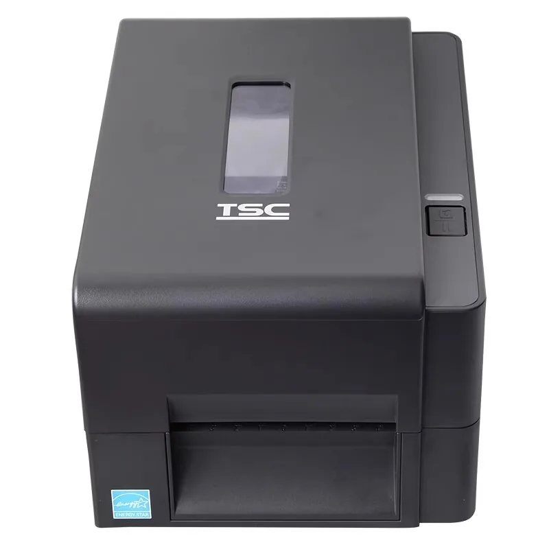 Hot Sale TSC TE200 Barcode Printer Thermal Transfer Ribbon Copper Plate Silver Paper Self-adhesive Label Machine