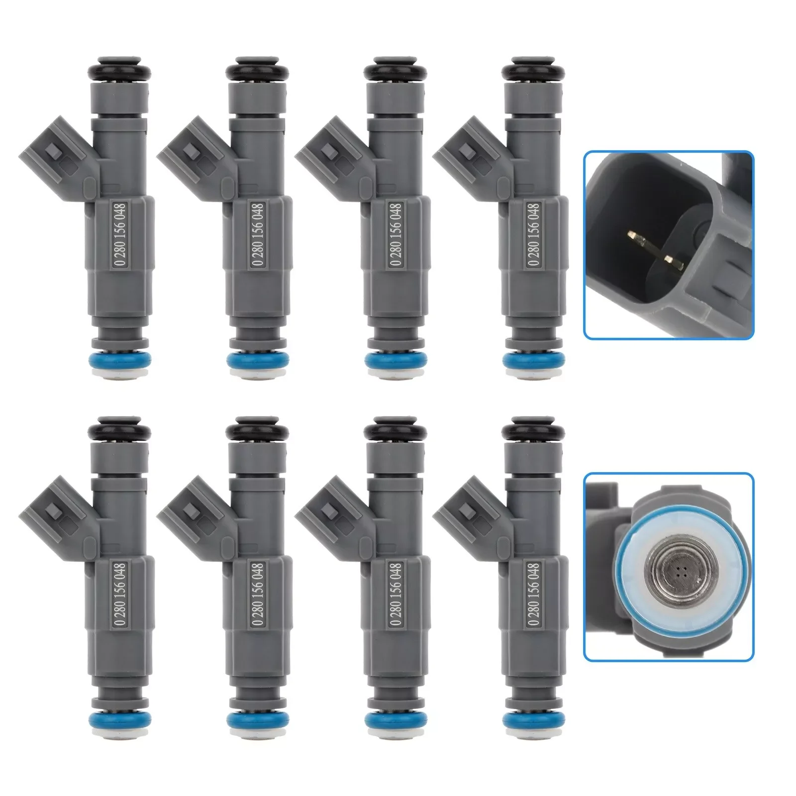 

8Pcs Fuel Injectors For Ford Crown Victoria Lincoln Town Car 4.6L V8 2001-2002 0280156048 FREE SHIPPING!!!