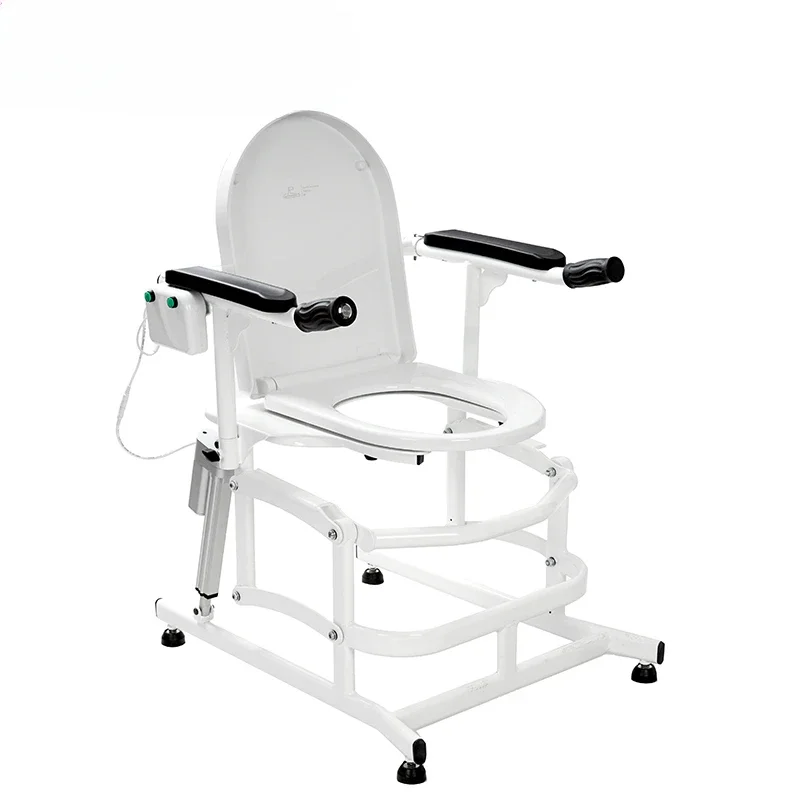 

Intelligent Electric Elevating Toilet Lift Seat Powered Chair Assist Disable Elderly