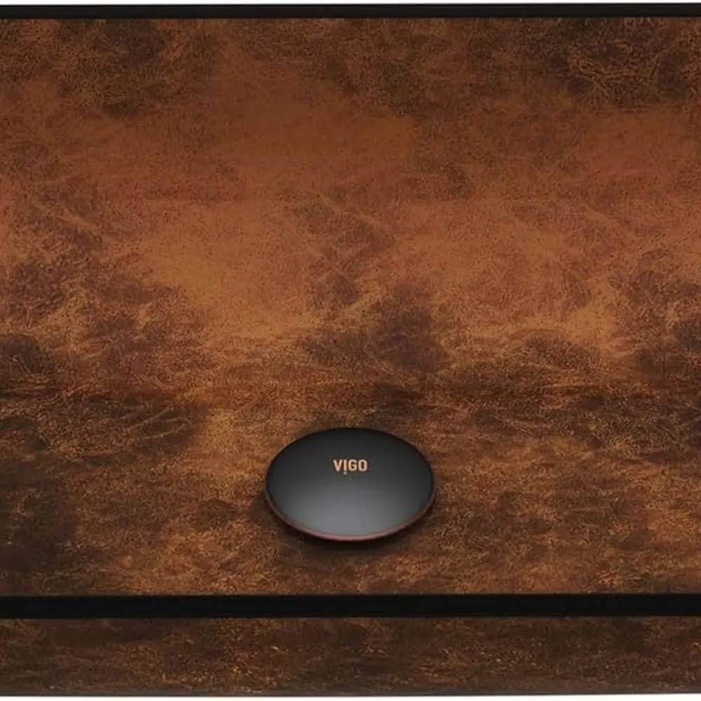 Rectangular Brown A…