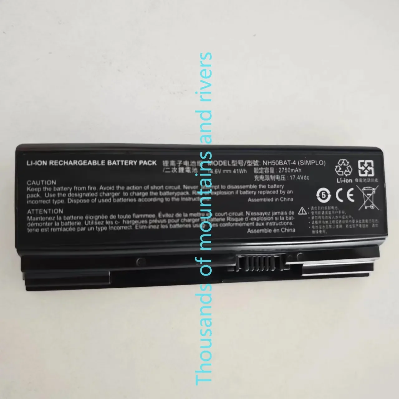 NH50BAT-4 Battery for Clevo NH70RAQ NH55EDQ NH50RA NH55RCQ NH58RDQ NH70RHQ NH58RCQ For machenike T58 For Sager NP6875