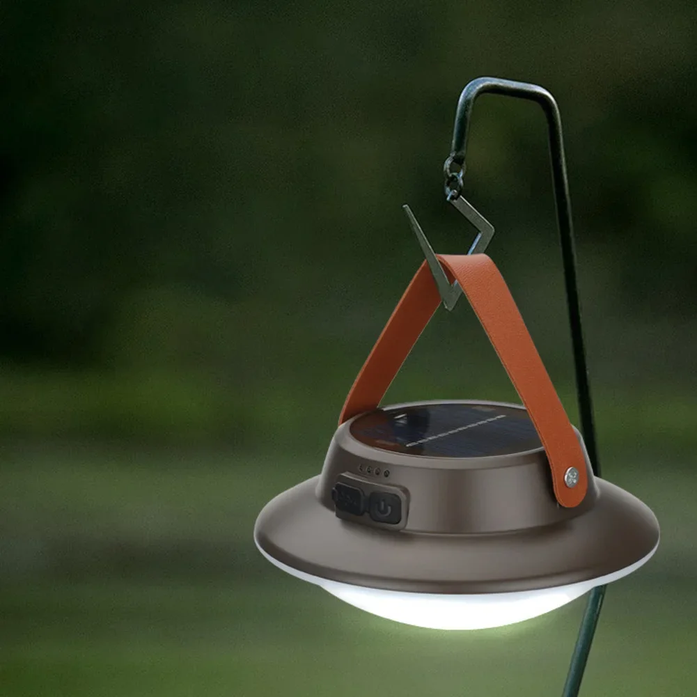 للمغامرات الخارجية 3 أوضاع فانوس LED خطاف بدون استخدام اليدين فتحة إضاءة كبيرة تصميم خفيف الوزن
