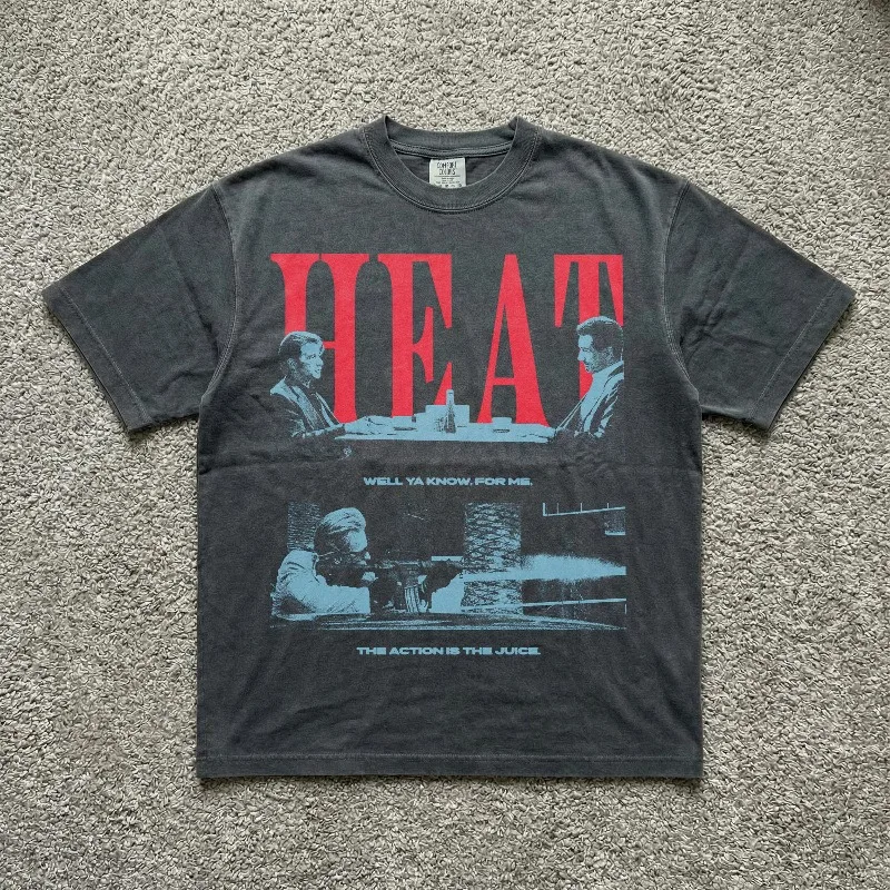 Vintage 90's Movie T-Shirt, Diner Scene Heat Movie Graphic Tees Men's Women Tops Streetwear Casual Oversized Short Sleeve