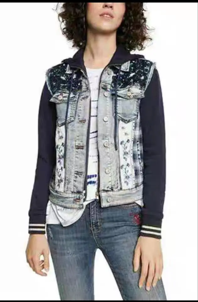 Foreign trade original single Spanish patchwork embroidered sequin jacket jacket