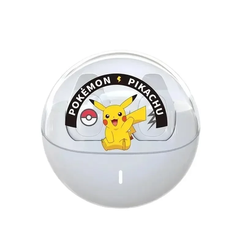 Pokemon Bluetooth Earphones, New Pikachu Co Branded Clip On True Wireless Sport Noise Reduction Bluetooth Cute Style Earphones images - 6