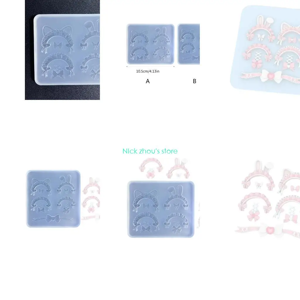 

E15E силиконовая форма для изготовления аксессуаров для горничных, стильная форма для ювелирных изделий ручной работы из смолы