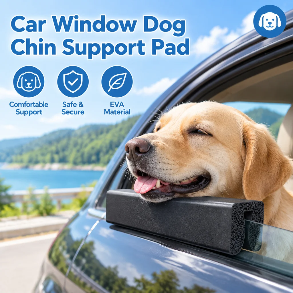 Sponge Foam Car Window Dogs Chin Support Pad For Protect Pets Chin Paw,Car Window Edge Cushion,Soft Portable Easy To Disassemble