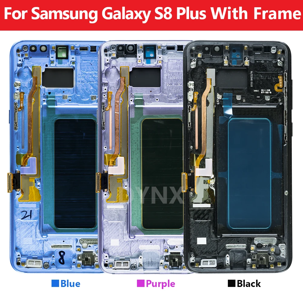 Imagem -06 - Substituição da Tela de Toque Lcd para Samsung Galaxy s8 Plus com Impressão Digital Novo G955a G955u G955f