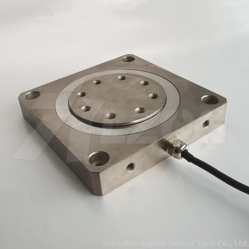 High Precision 10t Flat Plate Force Sensor Load Cell Stable Durable 1/2/5t Planar Stress Pressure Compression Load Cell Force