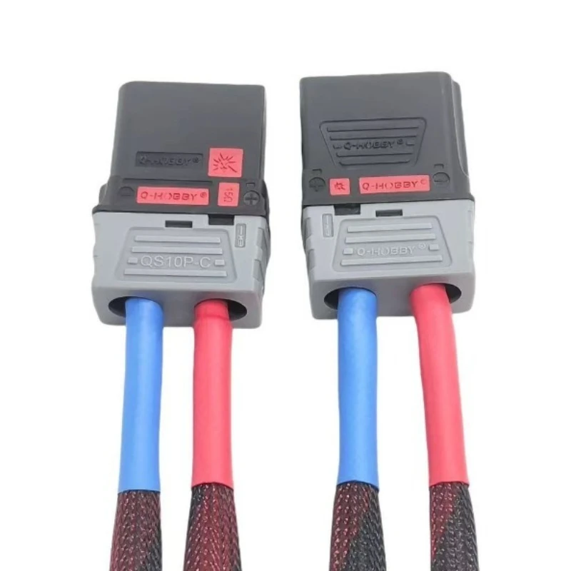 Anti-sparking QS10P-L Male Female Plug Wiring Harness Cable QS10P-L Model Airplane Battery Charging Connection Line