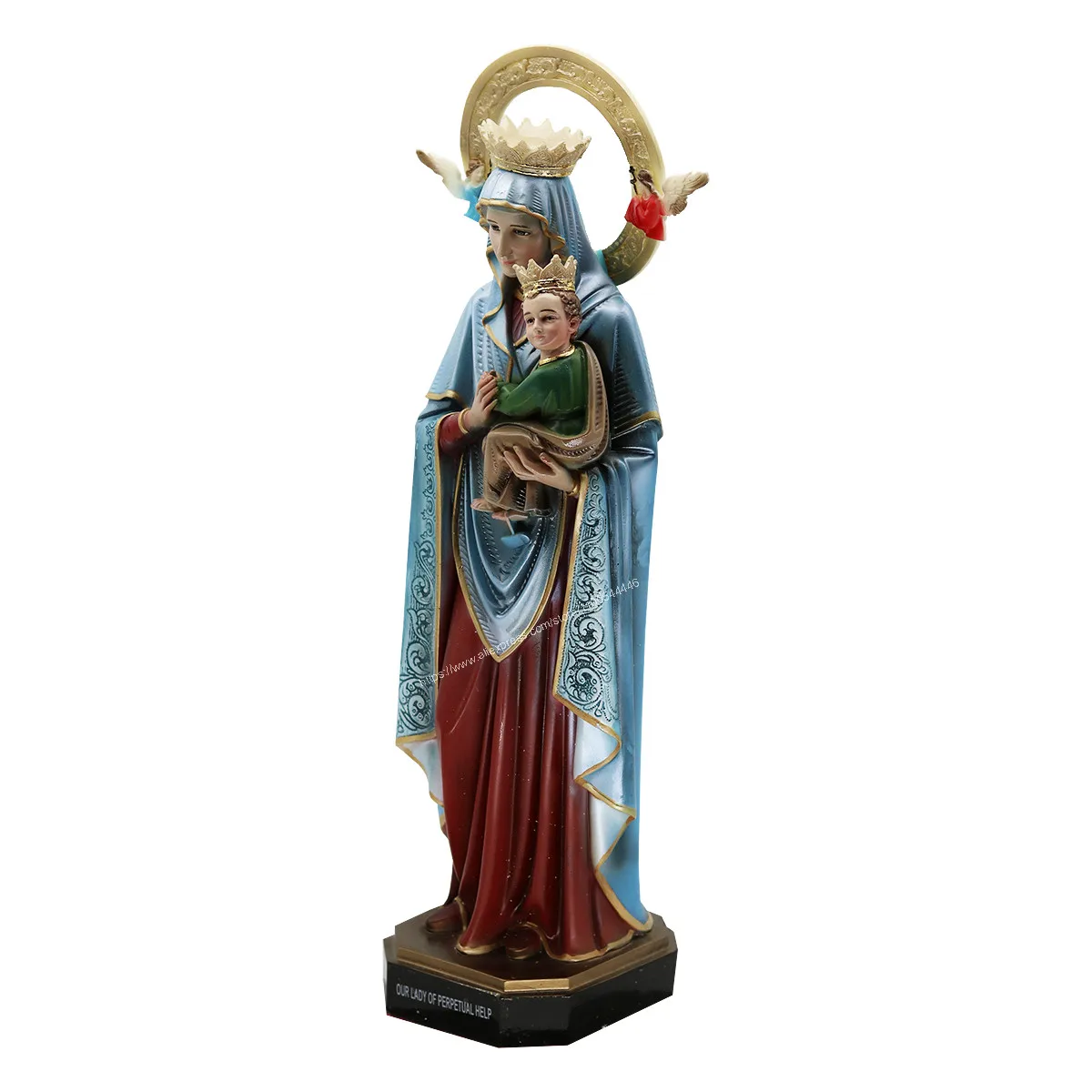 Virgin Mary Statue, Catholic Sculpture, Church Ornament, Holy Figurine, Height 54cm