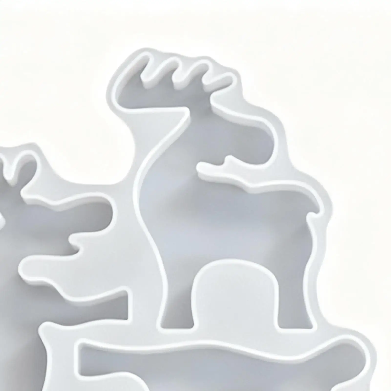 

Рождественские силиконовые формы для свечей, 3D стоячая форма для лося, рождественские формы для конфет для шоколадных свечей, мыла, помадки, конфет, выпечки