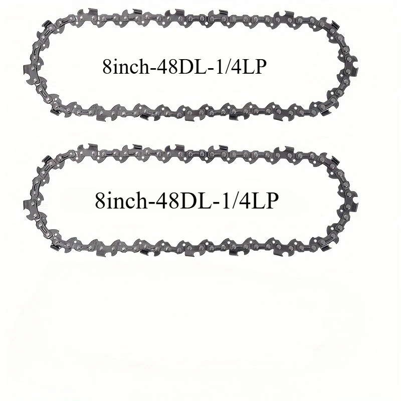 8-inch chain saw guide rod and chain kit 1 guide rod+2 chains suitable for wireless lithium electric saw replacement parts