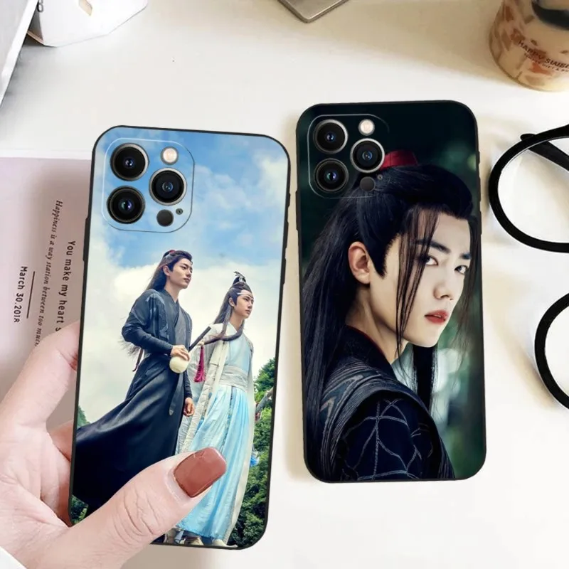 

The Untamed Wang Yibo XiaoZhan Phone Case For Iphone 14ProMax 11 13 14 Pro Xs Max Mini Xr X 7 8 6 6s Plus Funda Cover