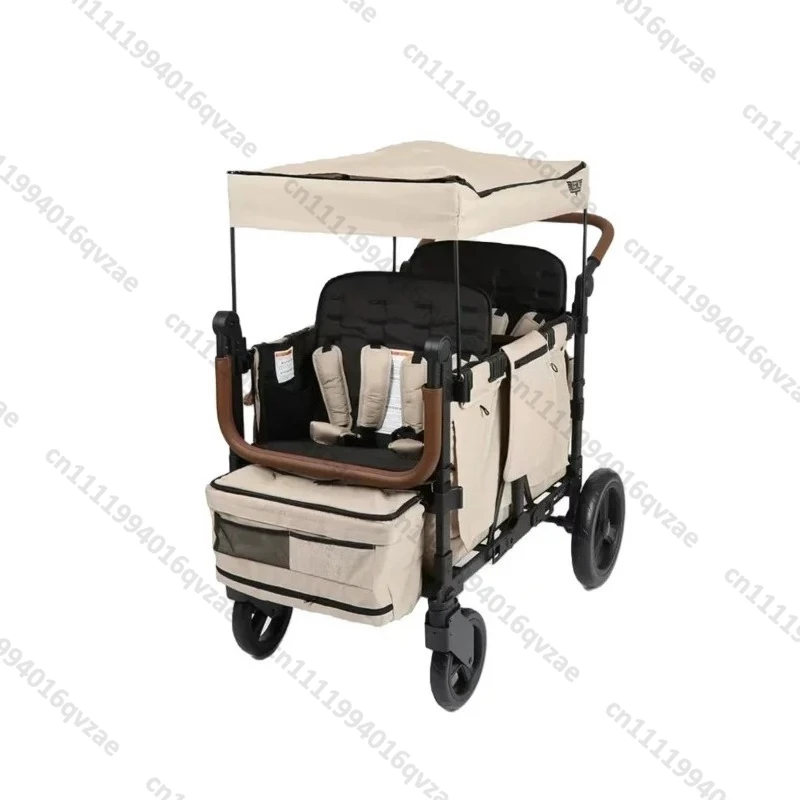 Double Stroller Can Sit and Lie Down At The Campsite Four-seat Camper