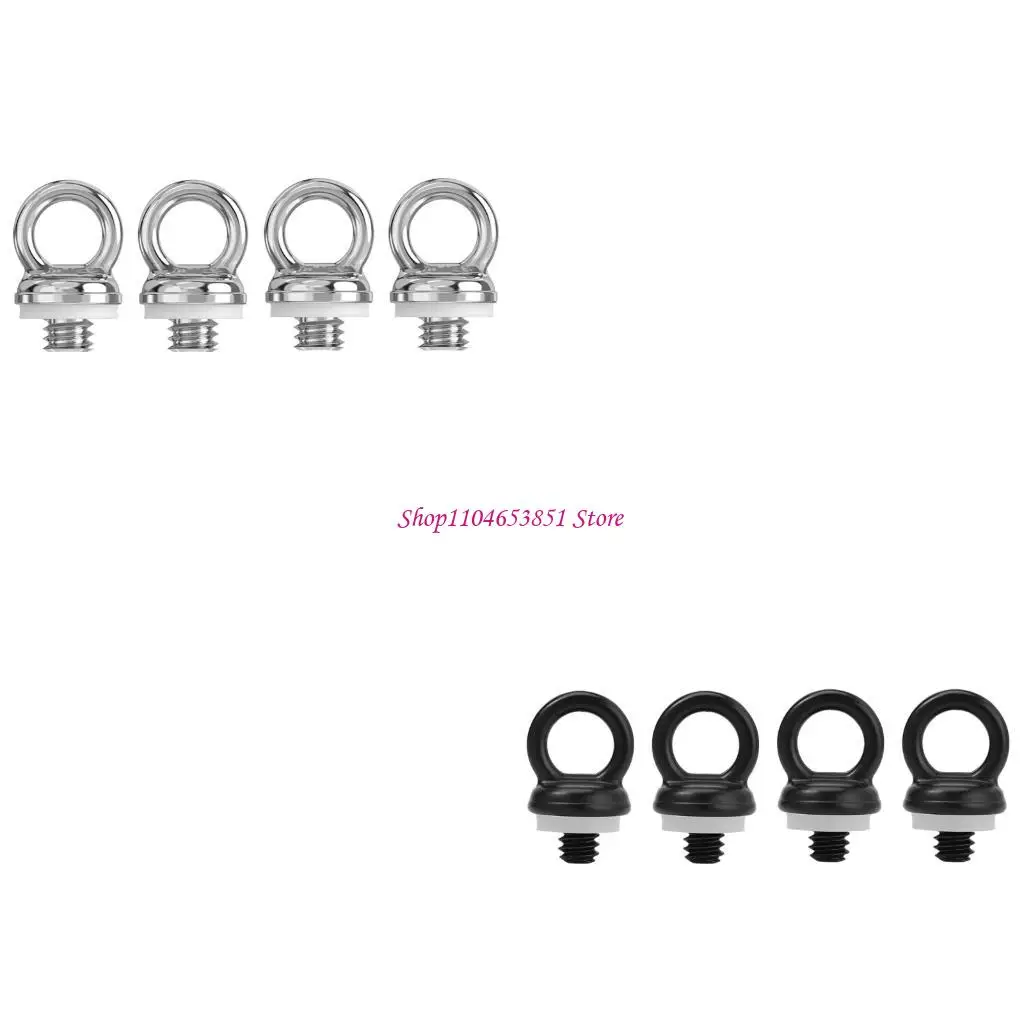 Screw-In Camera Lanyard Fitting with Integrated Round Eyelet for Pocket 4/3 