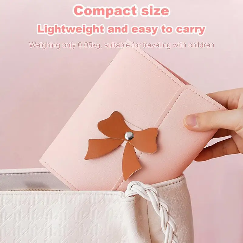 Bow Organizer For Girls Bow Organizer Carrying Case Travel Hair Clips Storage Hair Clips Headband Organizer Compact Girls Bow