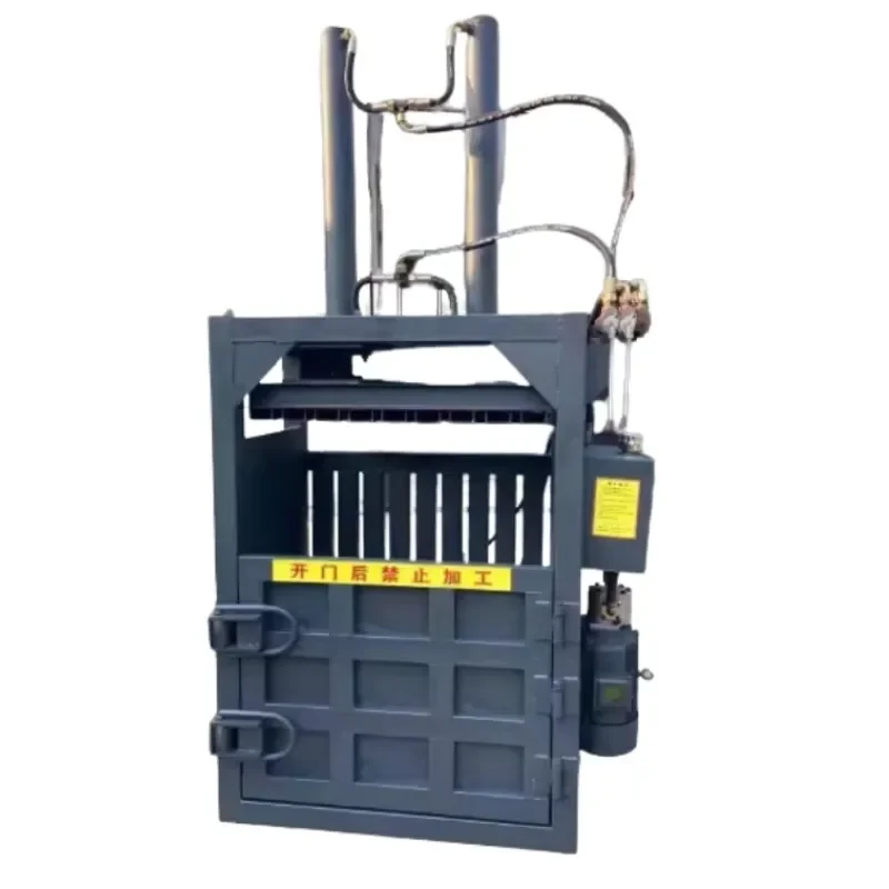Multi Functional Plastic Bottle Compactor Hydraulic Baler Scrap Baling Machine for Clothes