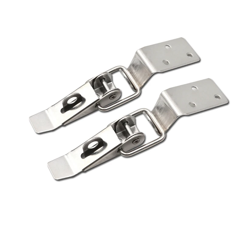 Spring Loaded Latch Catch Toggle Clamp Stainless Steel Duckbill Tension Lock Cupboard Hasp Latch Industrial Duckbill Buckle 504