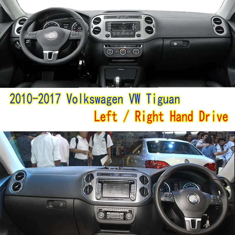 

For Volkswagen VW Tiguan V6 300 280 330TSI SE 5N 2010-2017 Dashmat Dashboard Cover Instrument Panel Insulation Protective Pad