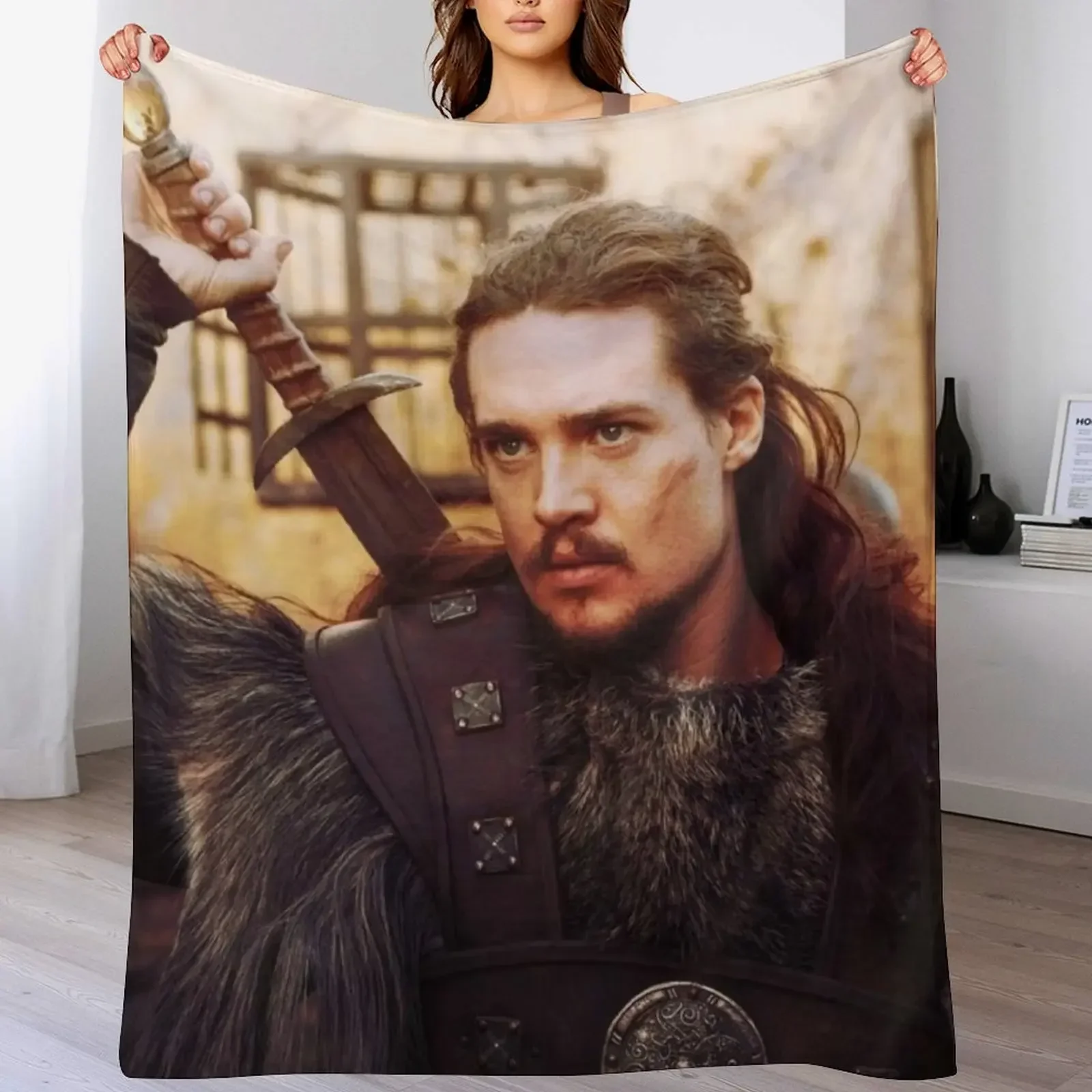 Uhtred of The Last Kingdom Throw Blanket Thin Bed Fashionable Soft Plaid For Sofa Thin Blankets